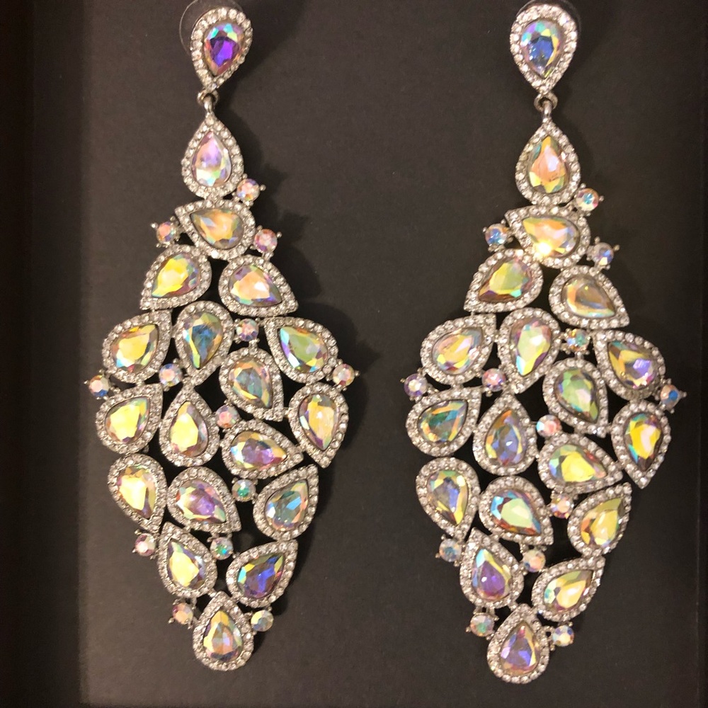 Multicolor Crystal Rhinestone Earrings
